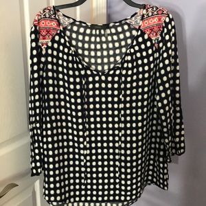 THML blouse size large